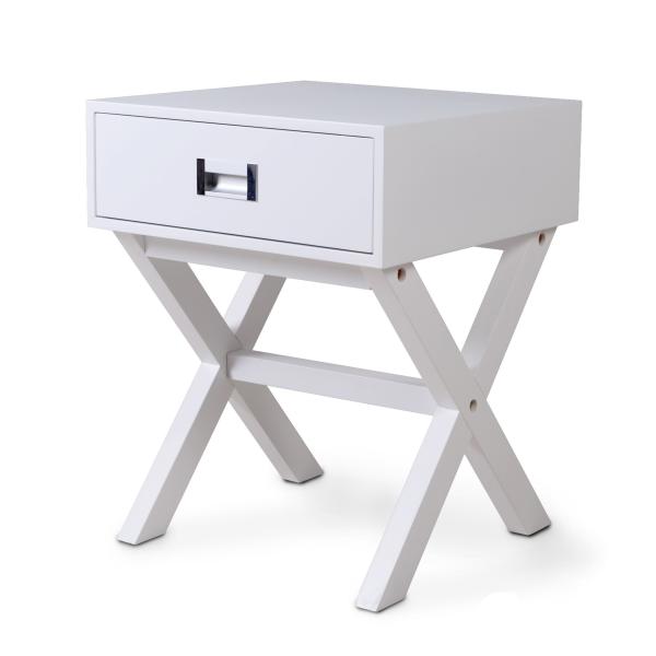 E1 MDF NC painting Wooden Bedside Coffee Table 50.8cm Height