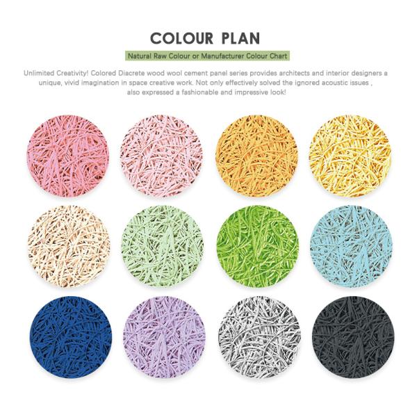 Pintura al por mayor de fábrica Diseño natural, textura y panel de lana de madera para decoración de paredes interiores y reducción de ruido