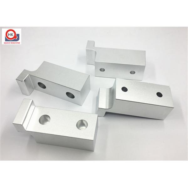 Sand Blasting Surface Micro Machined Parts , White Miniature Precision