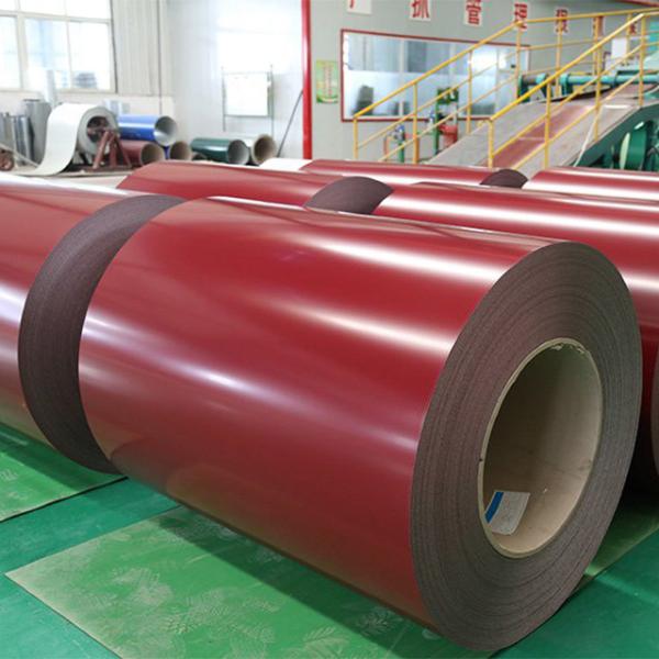 Astm A792 Galvalume PPGI Steel Coil Red Blue Green Black White Color Coated  1.20mm
