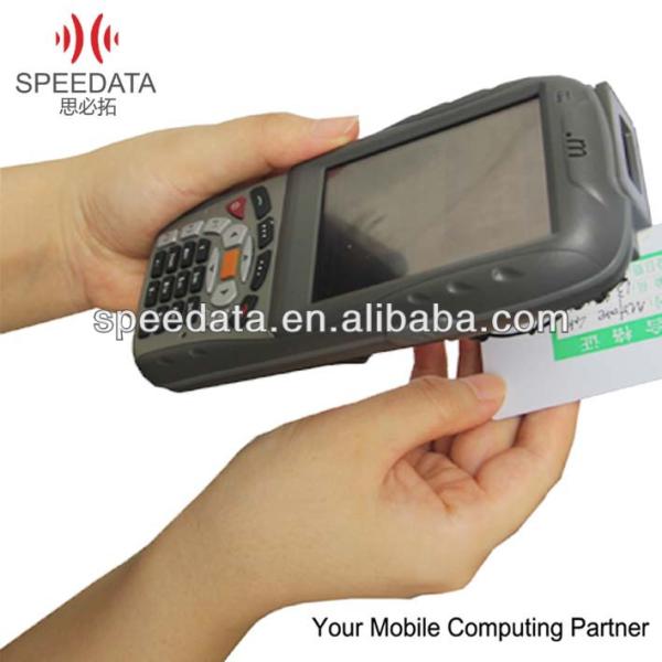 Waterproof Mobile Thermal Printer Android 4.0 Hand Barcode Scanner , Phone Call Function