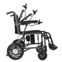 Carga plegable de aluminio ligera de la silla de ruedas eléctrica 125kg del poder
