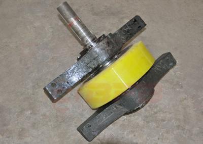 Box Girder Structure Mining Cart Wheels , Gantry Crane Rail Wheels With Driving System