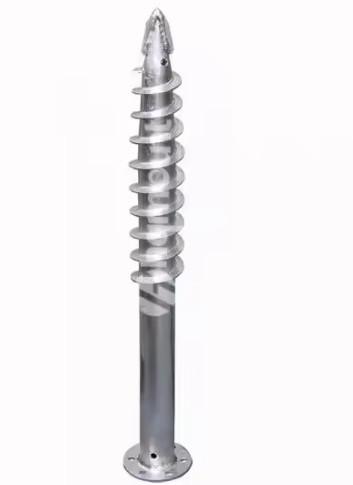 Q235B Galvanized Ground Screw Screw Helical Pile for Solar Energy System Roadway Products