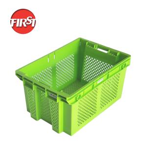 Mesh Style Foldable Agricultural Plastic Crate Perfect for Farm Fruits and