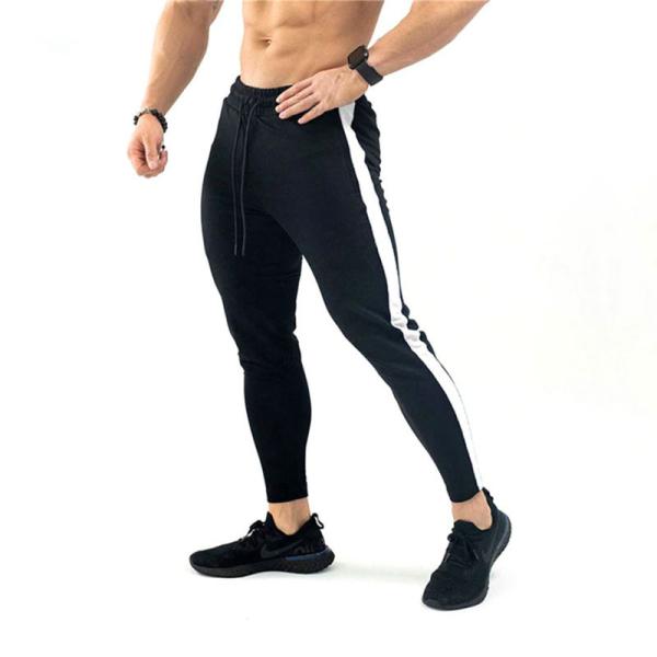 Люди молнии бежать Jogger занимаясь культуризмом Sweatpants спортзала колготков фитнеса спорт брюк