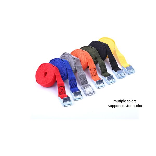 DANSKY Custom Size Lashing Strap Polyester Ratchet Strap with Cam Buckle Retractable Ratchet Tie Down