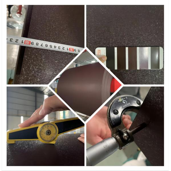 Anti Scratch Painted Sheet Metal Coils 0.2mm-0.70mm Prepainted Matt Steel Coil