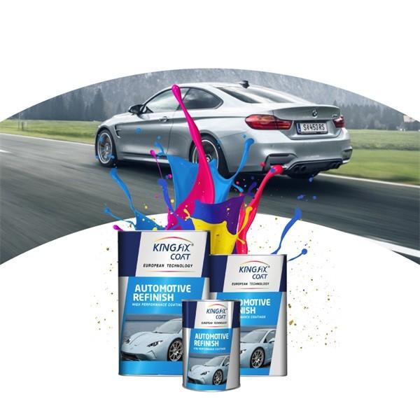 ISO9001 Waterproof 1K Automotive Paint Crystal Golden Pearl Auto Paint