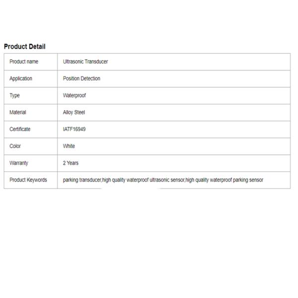 40K Waterproof Ultrasonic Sensor