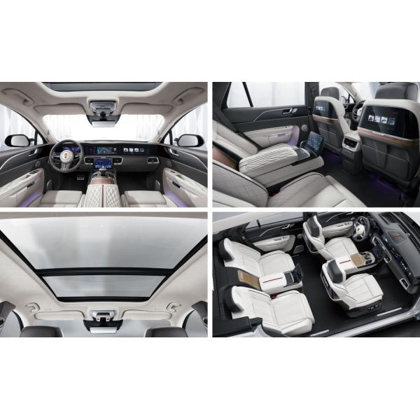 Долгосрочное места SUV автомобиля 7 лимузина Hongqi E-HS9 электрическое быстрое для семейного предприятия