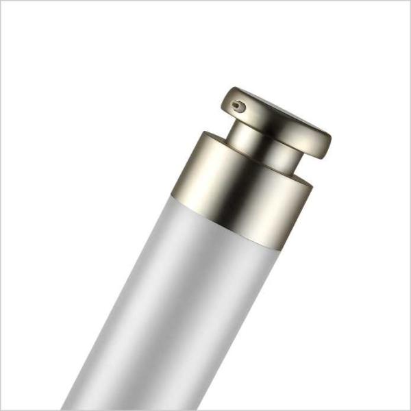 30ml 40 1.7 Oz Round Pump Bottle Big Collar SAN Airless Cosmetic Packaging