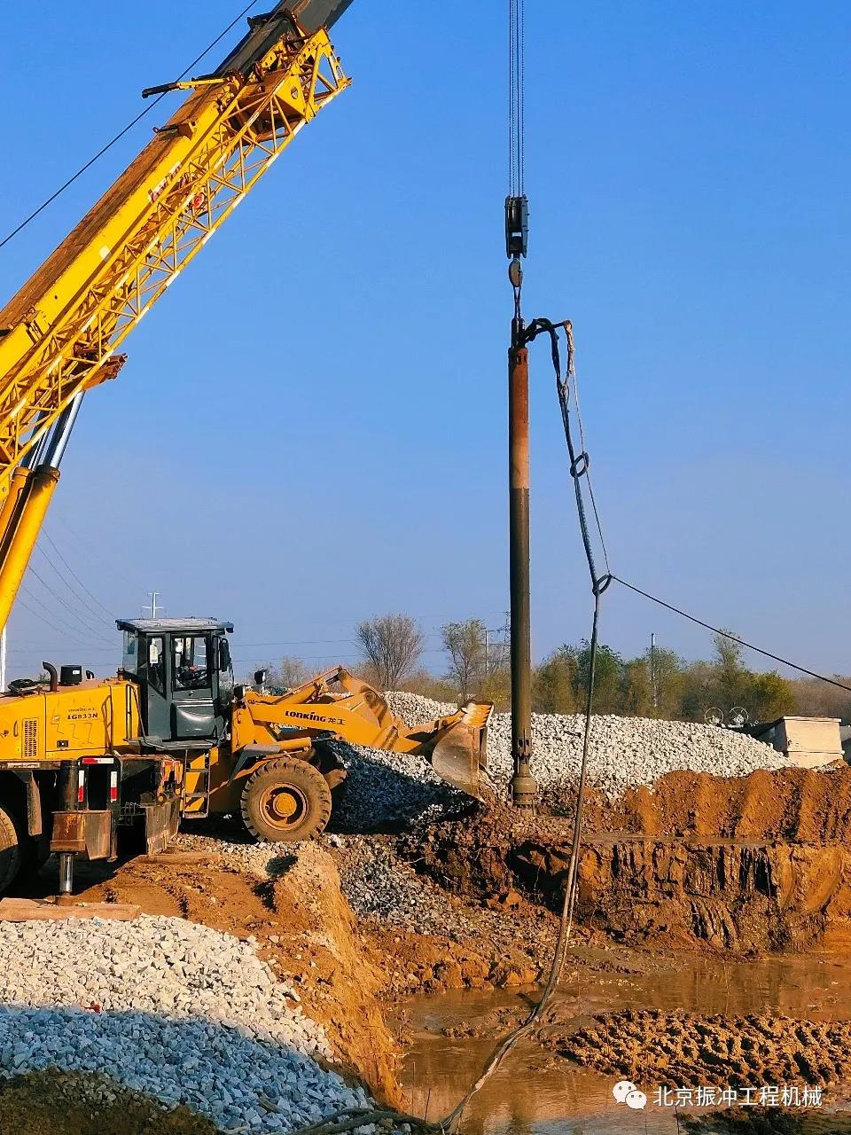 180кВт 426мм Инженерный Vibro Pile Foundation
