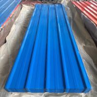 Painéis de metal galvanizados revestidos de chapa ondulada