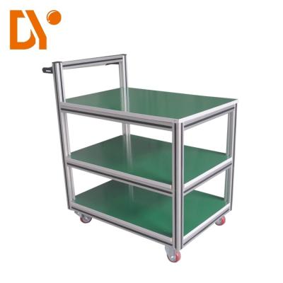 El perfil de aluminio modificado para requisitos particulares el presionar frío/del balanceo del carro del totalizador fácil monta