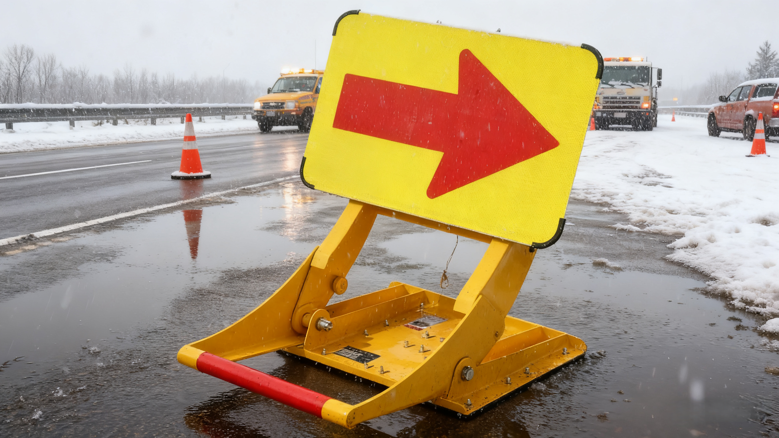 Enhanced Friction Car Parking Blocker Electrostatic Spraying