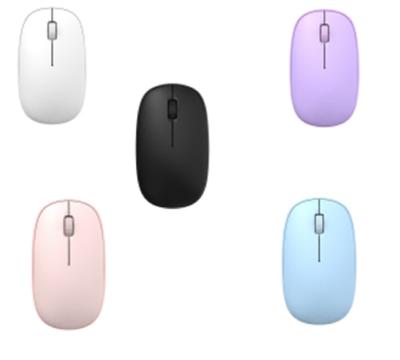 ETEK 2.4G Wireless Mouse 1200DPI Clicks 5-Color Options 1-AA Battery Powered White Pink Purple Blue Black