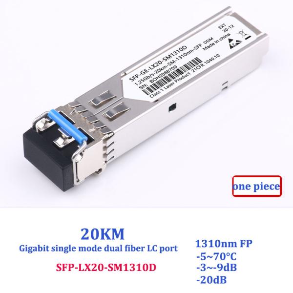 850nm 1310nm 1.25G Gigabit Sfp Transceiver , Huawei H3C Compatible Sfp Modules