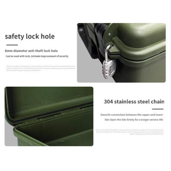 Caja de herramientas personalizada IP67 a prueba de agua con diseño multipropósito a prueba de polvo