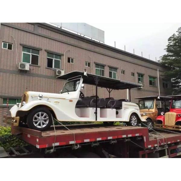 CE Approved Tourist Electric Vintage Cars , Electric Convertible Car with Eight Seats