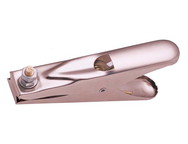 170mm Length Welding Earth Clamp , Silver Color Earth Cable Clamp