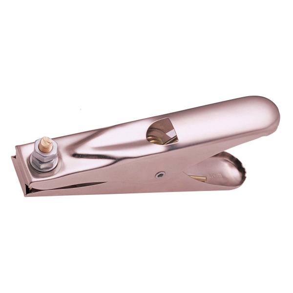 170mm Length Welding Earth Clamp , Silver Color Earth Cable Clamp