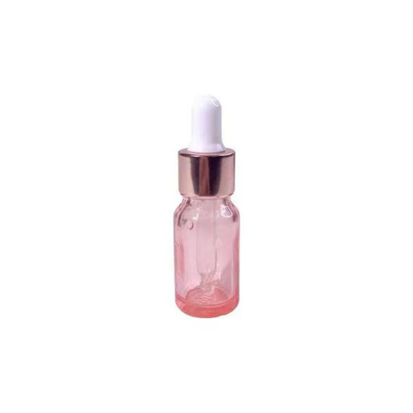 アルミニウムドロッパー 10ML 30ML 50ML とカスタマイズされた空のオイルガラス丸肩ボトル