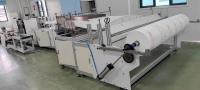 Máquina de dobrar para a produção eficiente de lençóis de cama descartáveis médicos por ultrassom