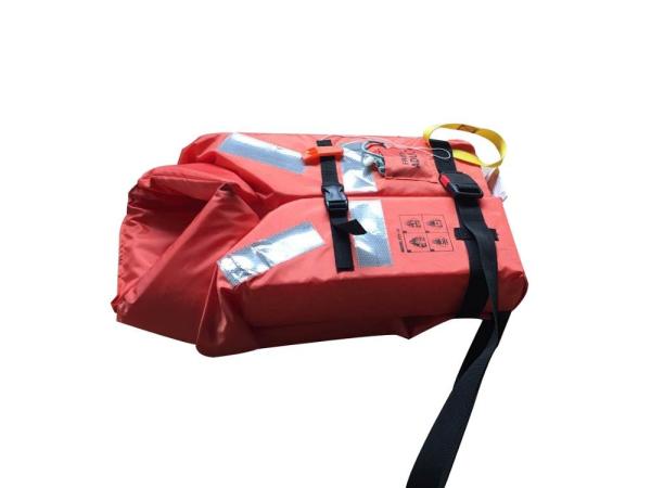 5% Buoyancy Loss Sea Life Jackets Polyester Oxford Material Red Color