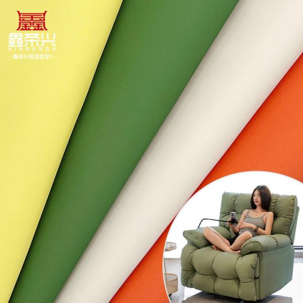 Super Stretchable PVC Synthetic Leather Fabric Plain Grained Dirt-Resistant Faux Leather for Furniture Sofa Chair Car Seat Bags