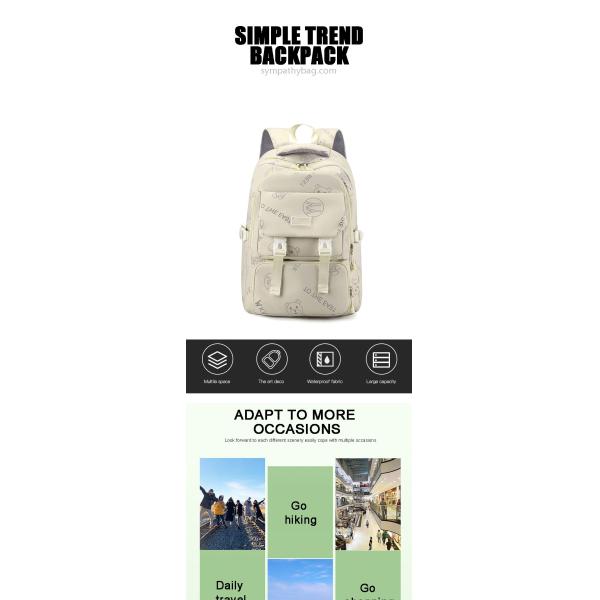 OEM ODM Women Large Capacity Casual Sports Bag Middle School Students Backpack