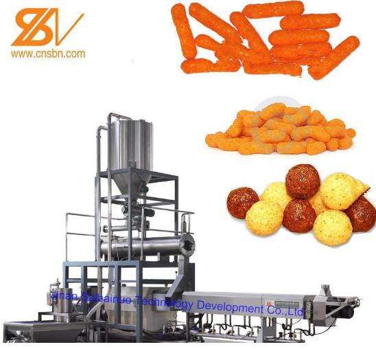 Professional Corn Puff Making Machine Corn Pops Production Equipment Line