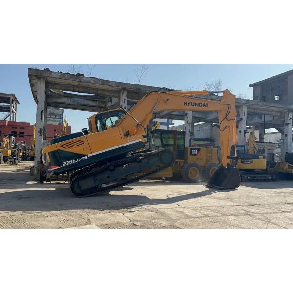 Корейские 22 тонны Подержанные экскаваторы Hyundai 220 Тяжелый гидравлический буксир Оригинальный