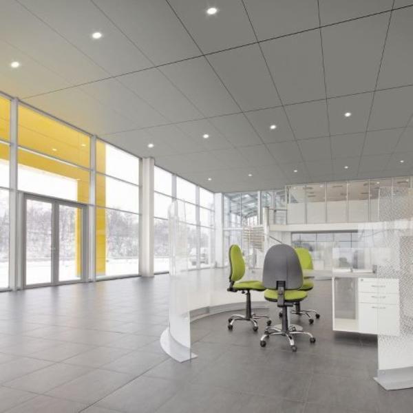 1.0mm Thickness Aluminum Metal Ceiling Moisture Resistant Snap In Ceiling Tiles
