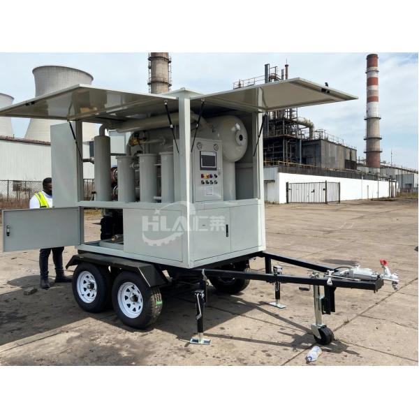 ≤0.4 Mpa Mobile Oil Purifier for Heavy Duty Temperature Range 20-80C Automatic Manual Operation Mode