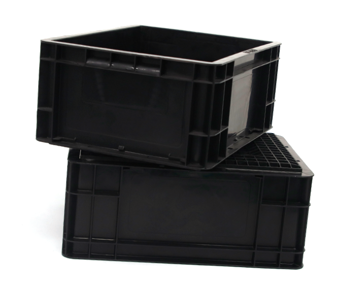 Stackable ESD Storage Bin, Suitable for the Safe Turnover and Storage of Electronic Components and PCBs