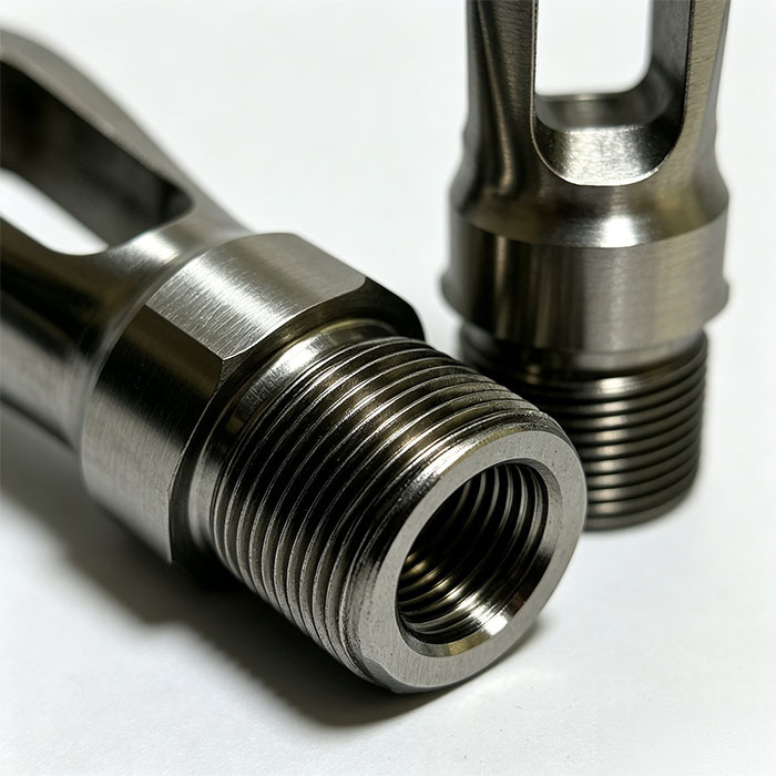 Custom CNC Machined Stainless Steel Rod End Joint for Automation Linkage