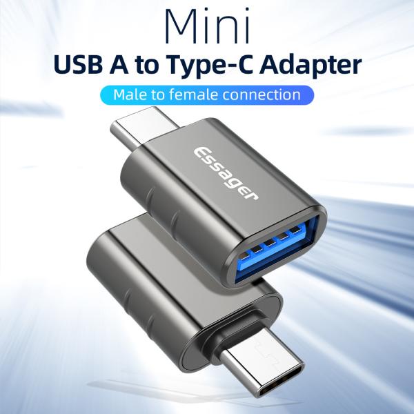 USB To Type C Laptop Adapter Support 3A Fast Charging Data Transmission