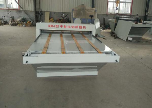 High Speed Corrugated Die Cutting Machine Platform Mould Slicing Operated Safe