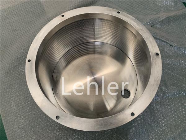 SS316L Basket Mill / Bead Mill Screen 300 Micron Slot Opening For Coating And Inks