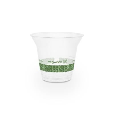 100% Compostable Biodegradable PLA Cups 12 14 16 Oz For Water Drinking