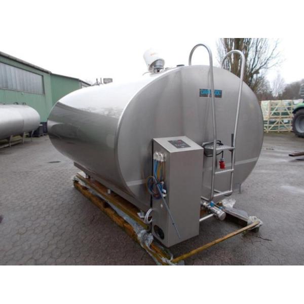 1000 L Sanitary Stainless Steel Storage Tank Fresh Milk Cooling Storage
