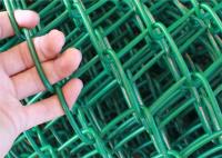 2 pouces * 2 pouces galvanisés en fil de fer à chaîne Diamant trou vert enduit en PVC