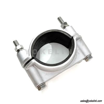 Aluminum Cable Cleat Clamp Single Trefoil Cable Cleats Bolt