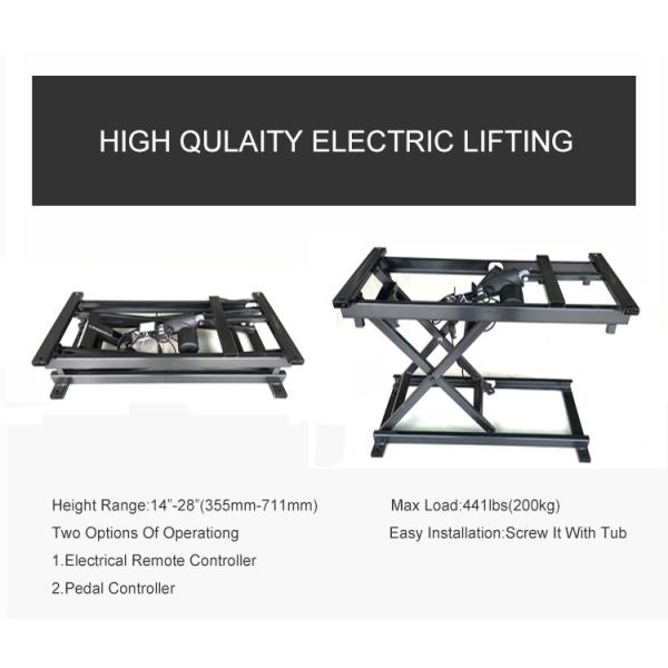 Полностью сваренный промывной бак собаки нержавеющей стали с подъемом управлением Ремоте/педали электрическим