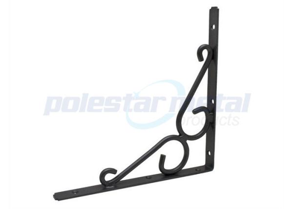suportes de prateleira de aço resistentes do rolo da altura de 300mm com pintura preta