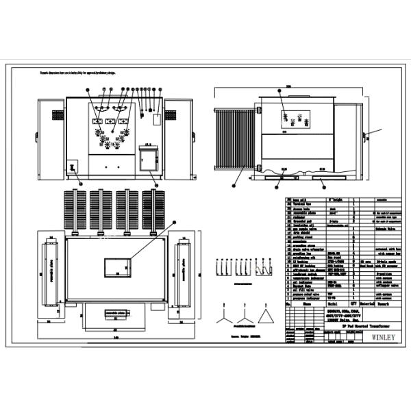 5MVA BESS Application Transformer Three Phase