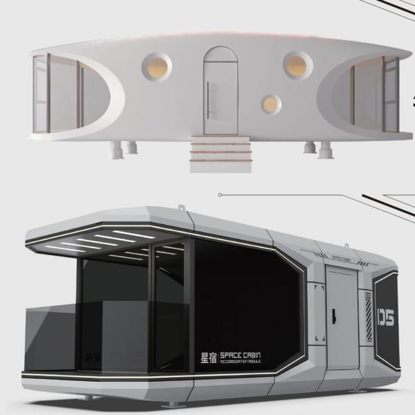 Capsule Space House  Cabin House Modular   Living