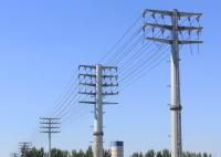 8 9 Mtr Steel Tubular Pole Polygonal Galvanised Street Light 110KV