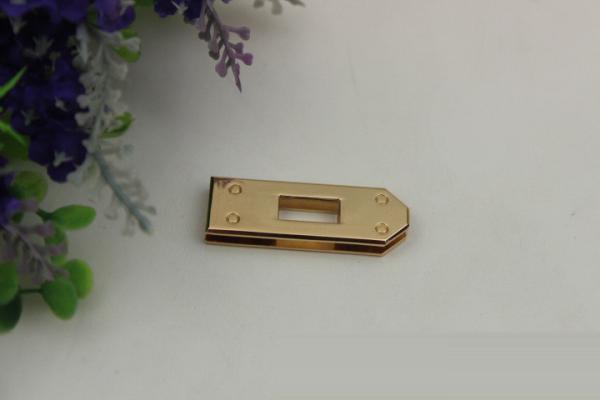High end multi-color zinc alloy purse lock bag hardware accessories bottom for selling